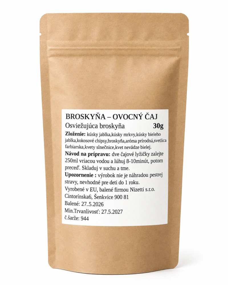 Broskyňa - ovocný čaj 30g